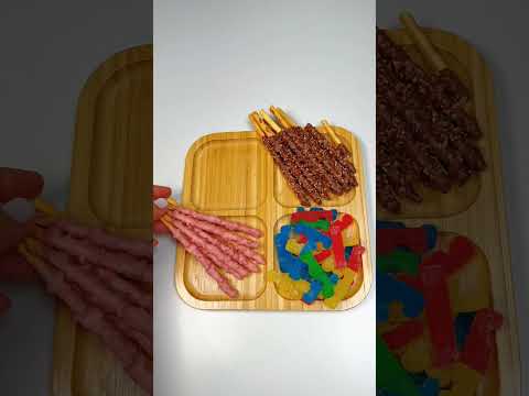 ASMR Filling Platter With Sweets #satisfying #asmr