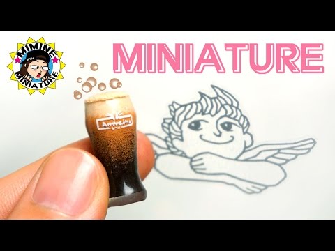 (유료광고)미니어쳐 엔제리너스 아메리치노 만들기 (누가 마시게될까 =ㅁ=) Miniature - Americcino 미미네 미니어쳐 ミミネミニチュア