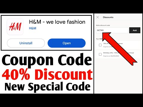 h&m coupon code | H&m coupon code 2023 | h&m promo code 2023