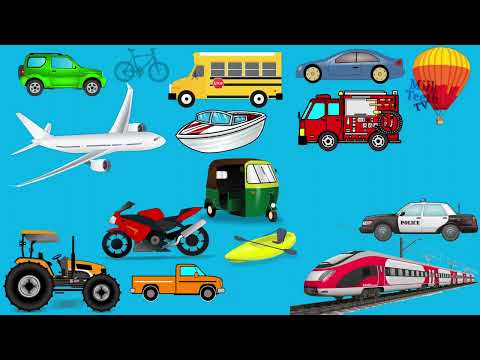 Types of Transport used by people | Names of Important Transport Vehicles | Transport Vehicles