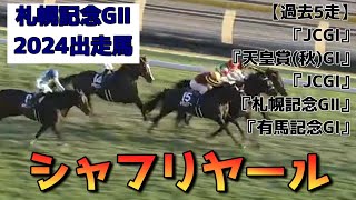 【過去4走】シャフリヤール(牡6)『札幌記念GⅡ』〈8/18出走馬〉