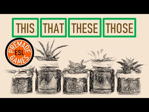 Demonstratives 'This That These Those' Guessing Game | English For Beginners