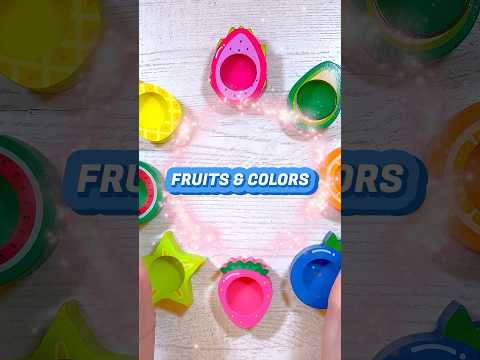 Color Sorting & Fruits for Toddlers | Educational Activities for Toddlers #shorts