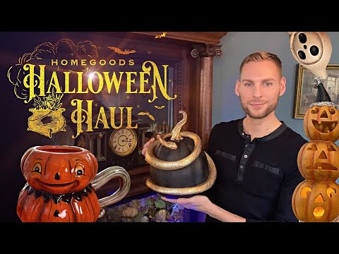 HomeGoods Halloween Haul 3! - Halloween Decorations - August Halloween Store Finds - Johanna Parker