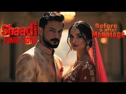 Shaadi | New Funny Hindi Song 2024 | Before and After Marriage Comedy Track | Shaadi Dance Song