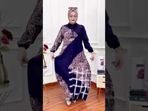 BISA COD Gamis Lebaran Terbaru Adem Order WA 089665538102 #gamistwill #tkw #dress #shorts #short