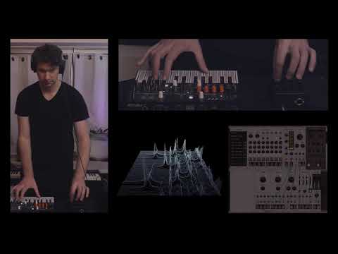 Synthesizer Freestyle Jam with Microfreak and VCV Rack