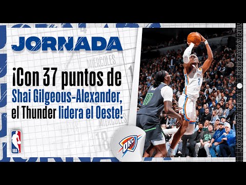 Es inevitable... ¡Otro show de Shai Gilgeous-Alexander y triunfo de OKC!