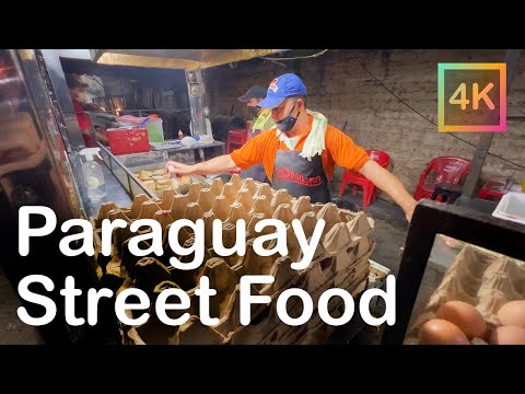 PARAGUAY, Asunción — Street Food【4K】🇵🇾