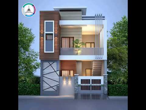 Latest Front Design Modern Home design New Home Exterior Design trending House 3D Designs #trending