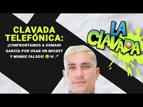 Clavada Telefónica: ¡Confrontamos a Osmani García por Usar un Mickey y Minnie Falsos! 😂🐭🎤