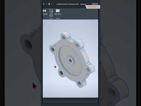 Como extrair coordenadas de furos no Autodesk Inventor #Shorts