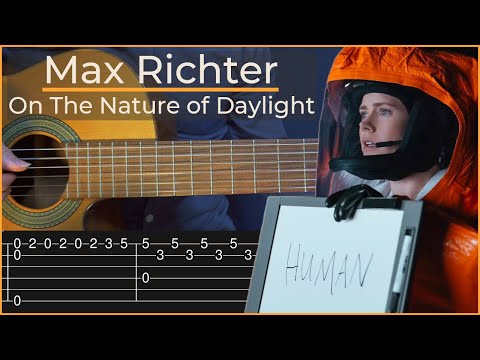 On The Nature of Daylight - Max Richter (Simple Guitar Tab)