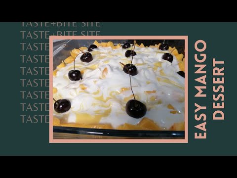 Easy Mango Dessert /No Bake Mango Cake /Mango Tres Leches Cake Recipe ❤️