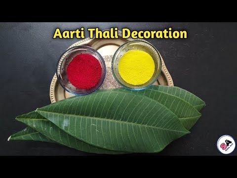 DIY Pooja Thali Decoration Idea | Thali Decoration  | Aarti Thali | pooja thali | Ganpati/Navratri