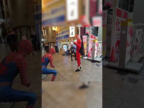 Tenga Man Saves Japan 😳 (SPIDERMAN vs VENOM)