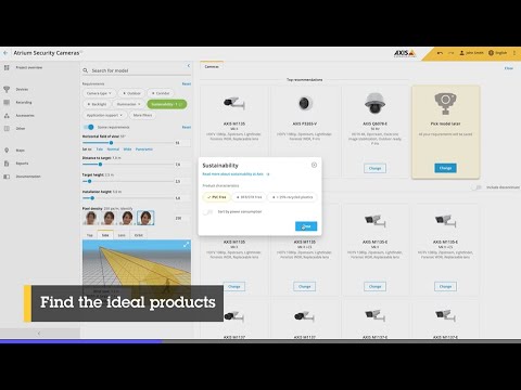 Get your surveillance project done faster with AXIS Site Designer
