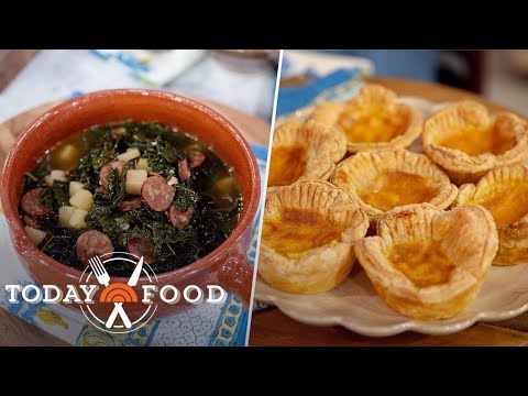 Kale, chorizo soup and Portuguese custard tartlets: Get the recipes