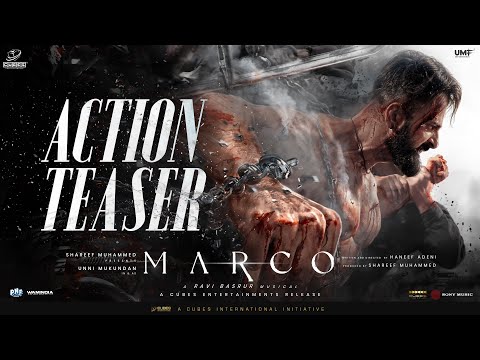 Marco Action Teaser | Unni Mukundan | Shareef Muhammed | Haneef Adeni | Ravi Basrur l Kalai Kingson