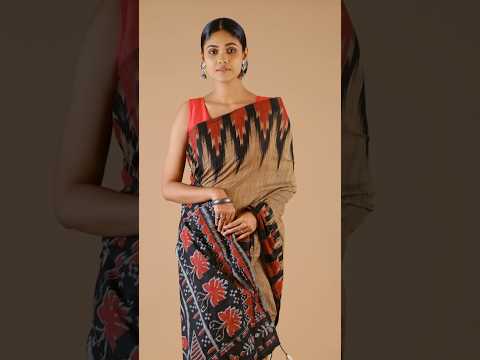 Jerry Fashion Presents A Superb Ikkat Print Saree💞 #jerryapp #shortvideo #shorts #saree #youtube