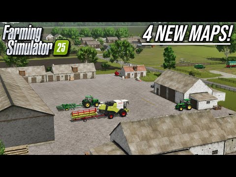 New Maps - New Bartelshagen, Tässi Farm, Silver Lake, & Calm Lands! | Farming Simulator 25