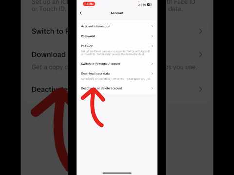 How to deactivate TikTok account