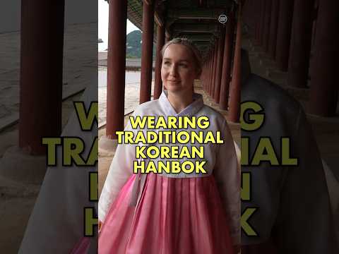 Wearing Traditional Korean Hanbok