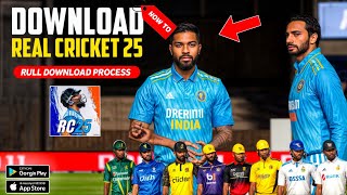 How to download Real Cricket 25 ❤️‍🔥 RC25 Download link | New Cricket Game RC20 Patch