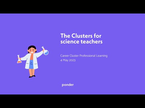 Clusters PD - The Clusters for science teachers