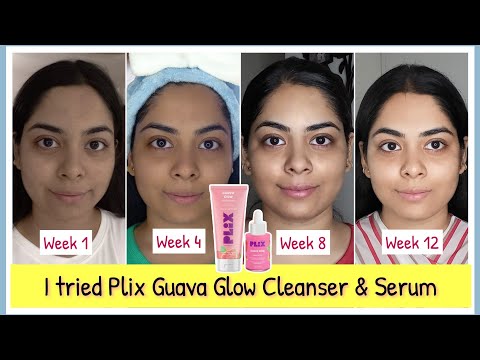 That's How I achieved the Glowing Skin |😱 I used Plix Guava Glow Cleanser & Dewy Serum for 3 months