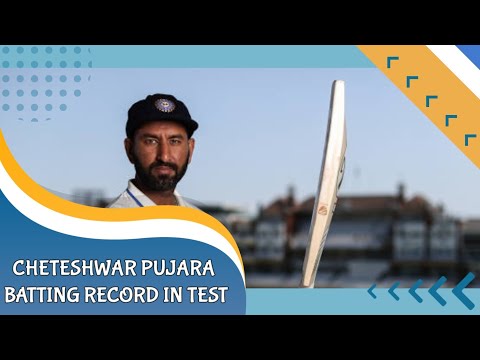 Cheteshwar Pujara batting record in test career || #cheteshwarpujara #india #wtcfinal #test #aus