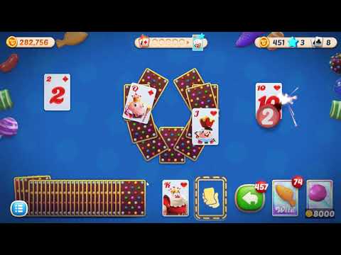 Candy Crush Solitaire Level 587 - NO BOOSTERS GAMEPLAY 🍬🃏 | SKILLGAMING ✔️