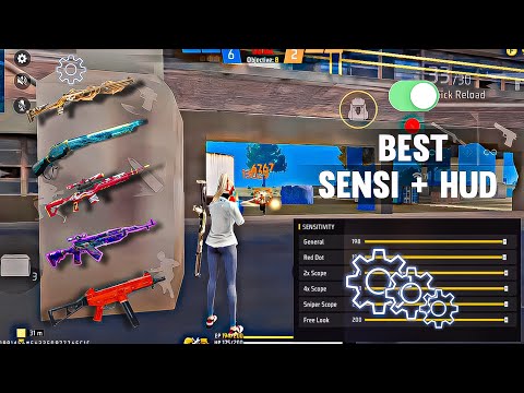 Best Headshot sensitivity 2024 ⚡ Best Headshot Settings ⚙️| Sensitivity + Hud Settings Free Fire