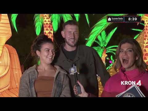 NYE Trivia: KRON4 heads to Oakland Zoo’s Glowfari