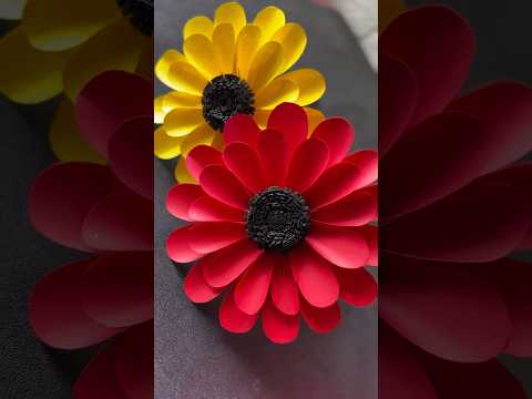 Paper flower #papercraft #diy #shorts #craft