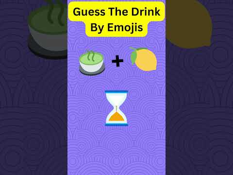 🥤Emoji Drink Challenge!🥤| Can you ace it? 😜#quiz #gk #shortsfeed #genralknowledge #@thequizzone2005