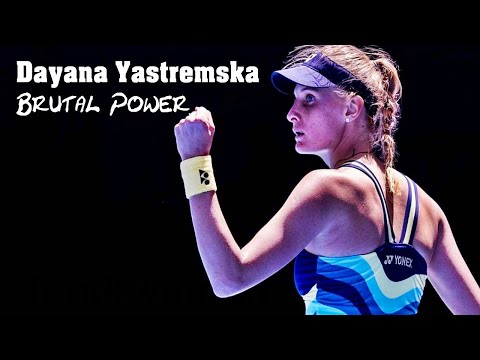 Dayana Yastremska 💖 BRUTAL POWER.