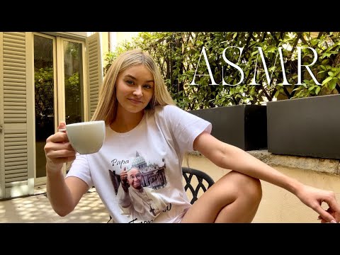 Morning ASMR On A Terrace In Italy 🇮🇹☕️