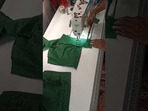 Hooks and Kaja Patti stitching easy method for beginners #Lining blouse stitching #shortsviral