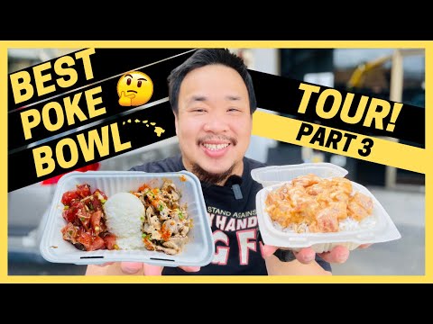 Trying ALL The BEST Poke Bowls in Hawaii Kapahulu and Kaimuki Part 3