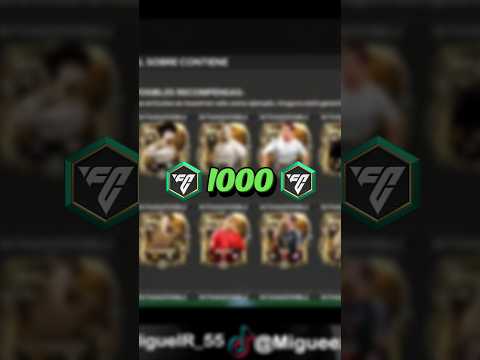 1000 FC POINTS EN EL BLACK FRIDAY 🤑 #fcmobile #fifamobile #packopening #shorts #youtube