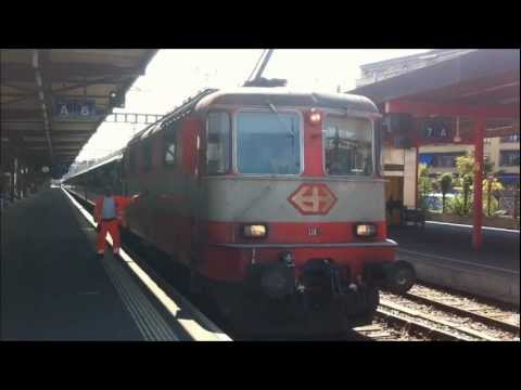 SBB Re 4/4" 11109 Swiss Express à Genève