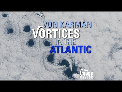 Von Karman Vortices in the Atlantic (Image of the Week)