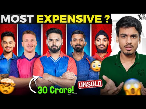 IPL 2025 Auction : Predicting TOP 5 MOST EXPENSIVE Players of Mega Auction 2025!! 🤯