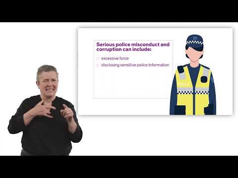 IBAC's police oversight role (Auslan)