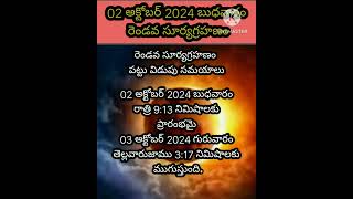 Surya Grahan 2024 Date And Time#shorts #yt_shorts #2024