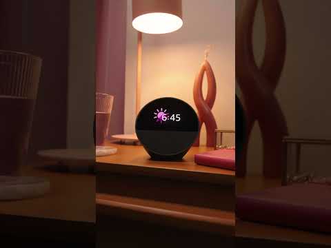 The new Echo Spot is here! Color me impressed.