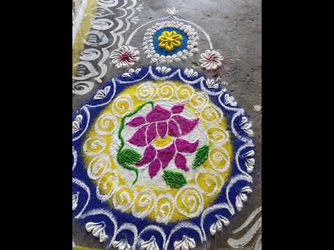 Rangoli by me on this diwali