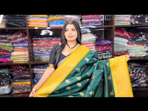 SOFT SILK KATAN SAREES || WhatsApp booking number- 9804083166