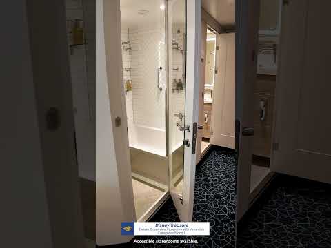 Shorts: Disney Treasure - Deluxe Oceanview Stateroom with Verandah | Disney Cruise Line